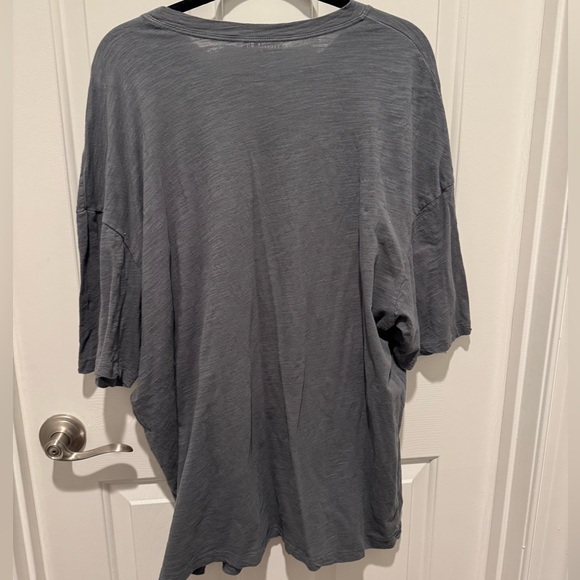 Natural Life Gray Peace Sign Graphic Boho Top One Size - Picture 8 of 9